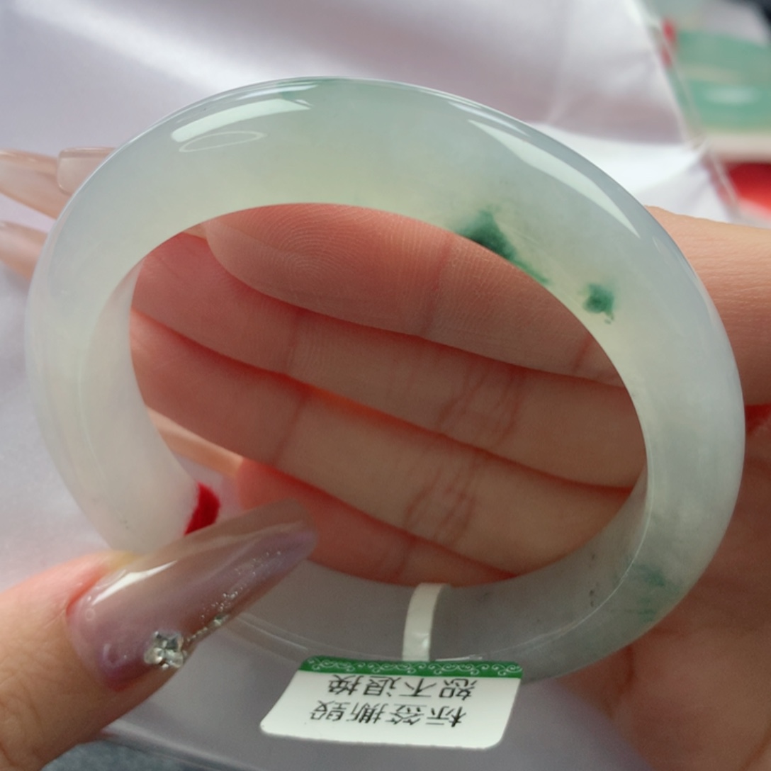 未镶嵌手镯翡翠缅甸天然翡翠A货55.5