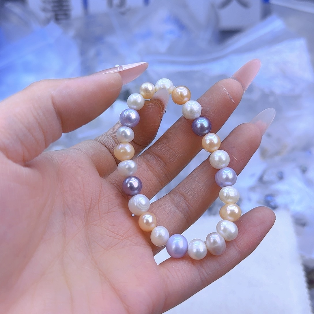 未镶嵌项链定制288淡水珍珠夏**风