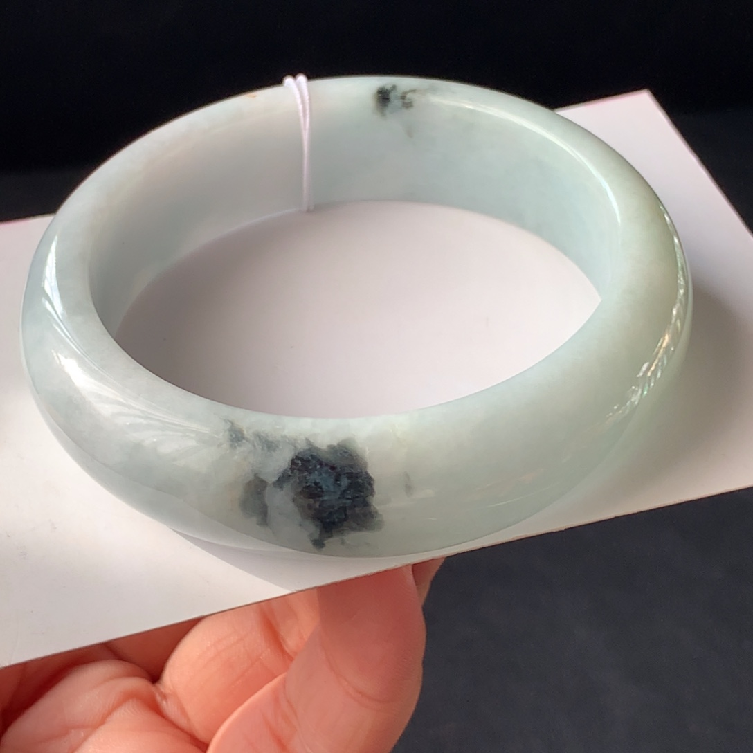 翡翠未镶嵌手镯36号54.7-15.5-7.8