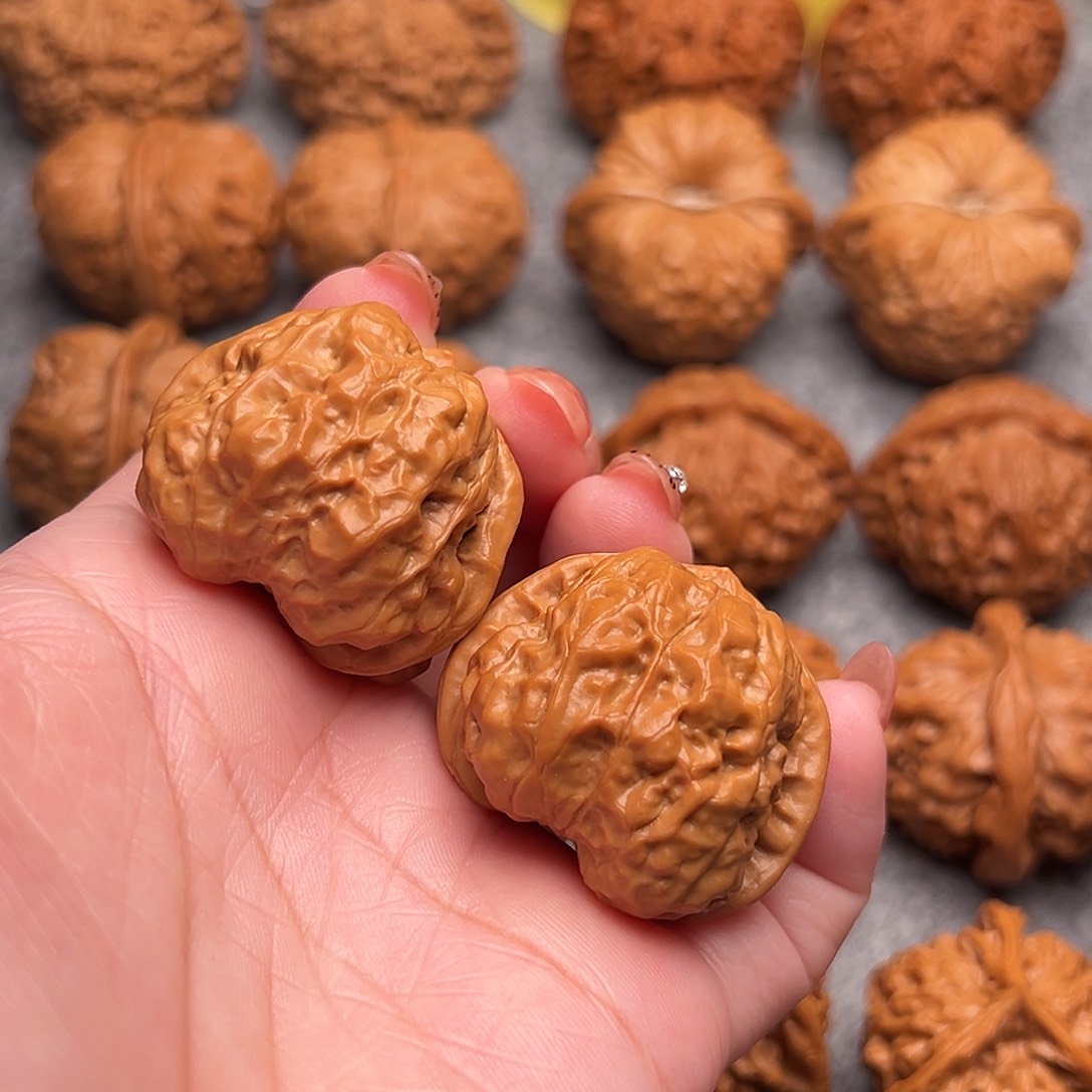 把件文玩核桃精品蛤蟆头37全品