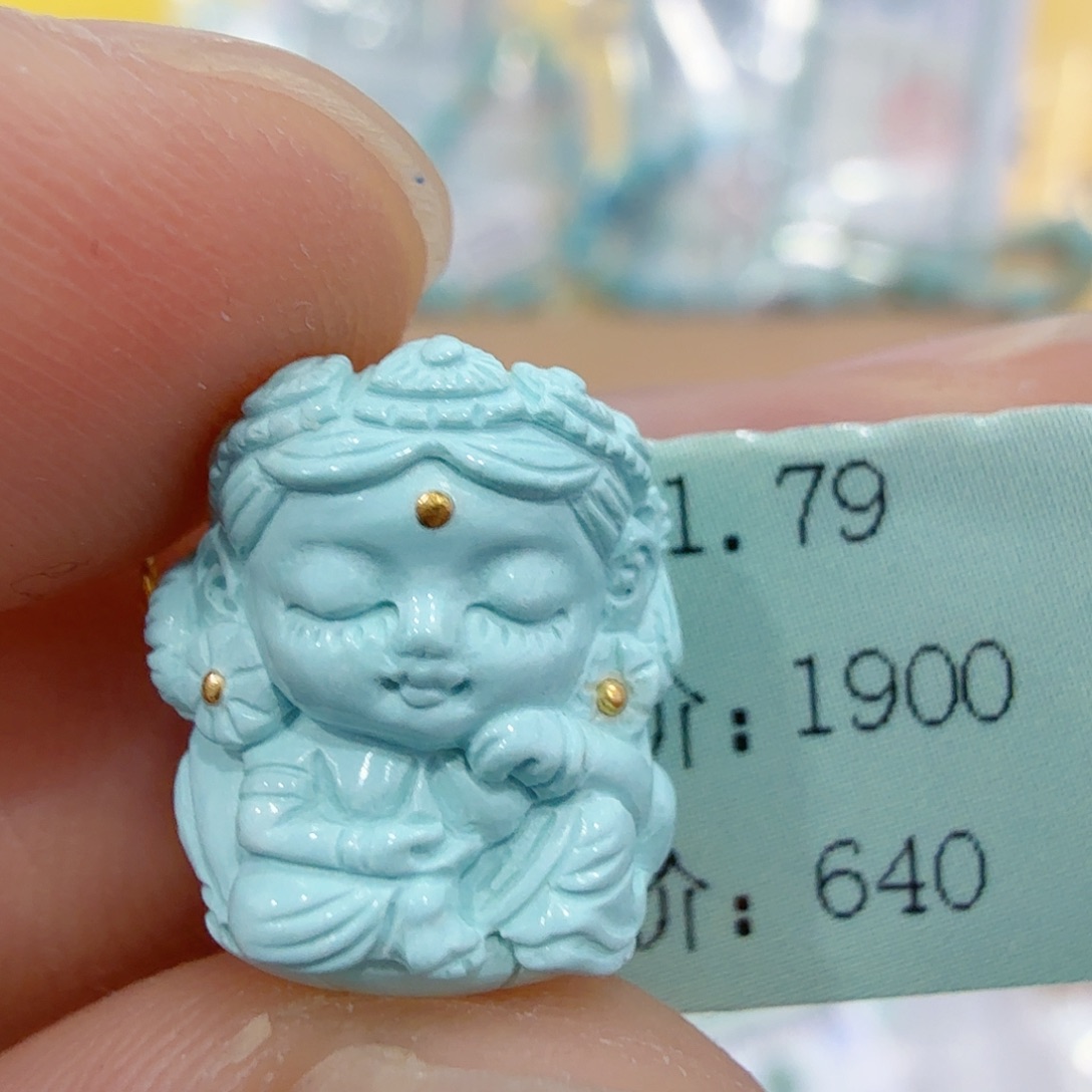 绿松石未镶嵌配饰