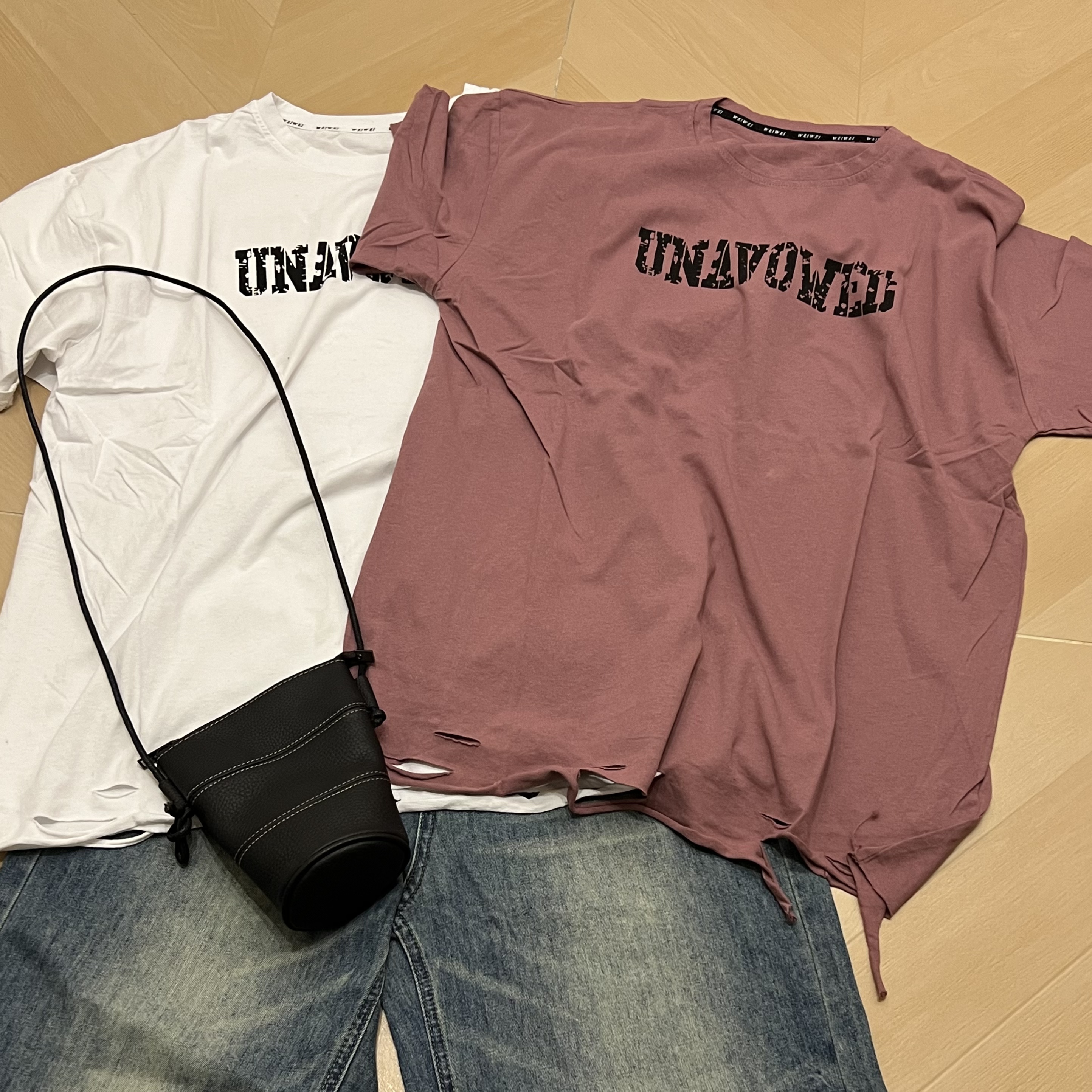 Good  acre  margin/良亩缘宽松休闲百搭印花圆领T恤881