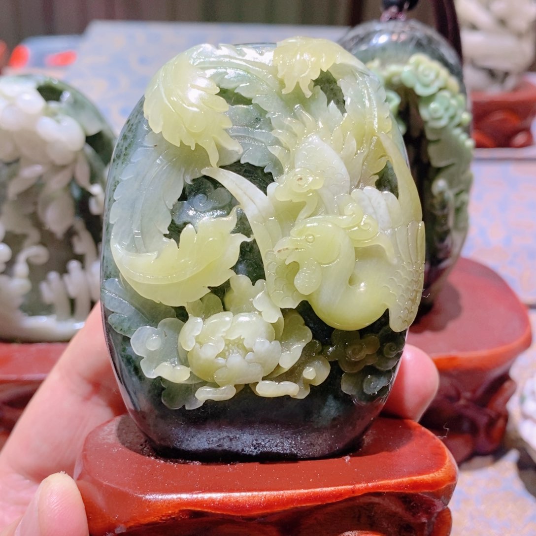 独山玉摆件未镶嵌4**6