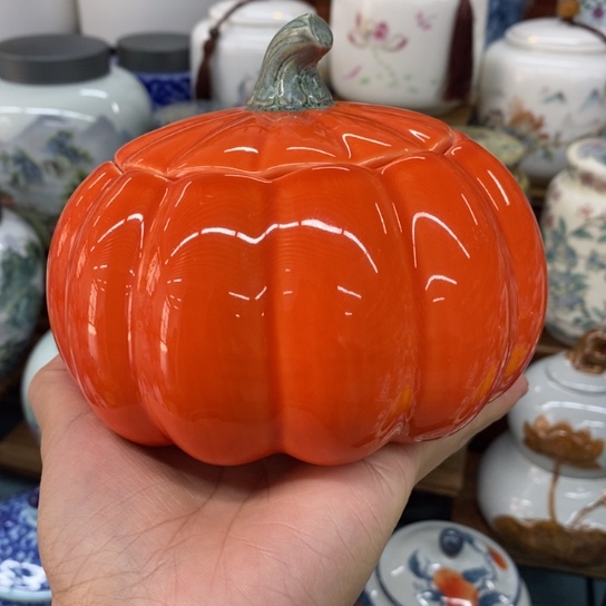 瓷片陶瓷茶叶罐密封罐