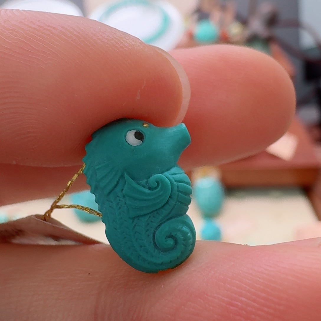 绿松石未镶嵌珠宝半成品