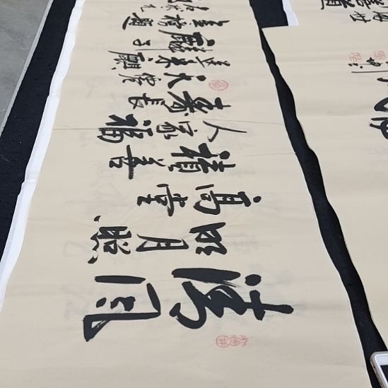 翰墨白武坤老师作品一副