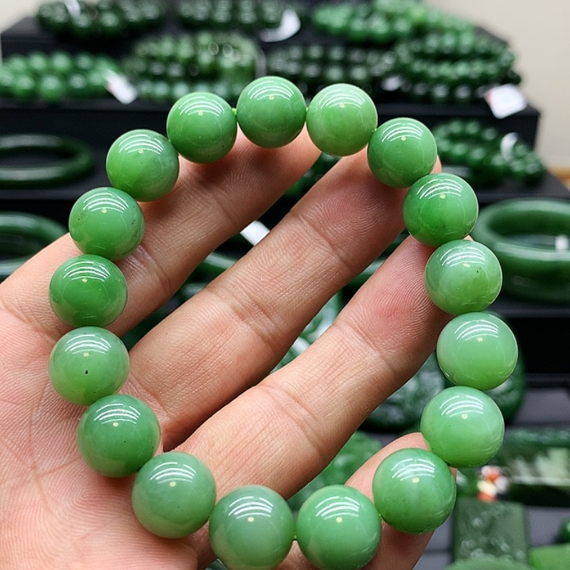 【闪购商品】和田玉（碧玉）手链未镶嵌