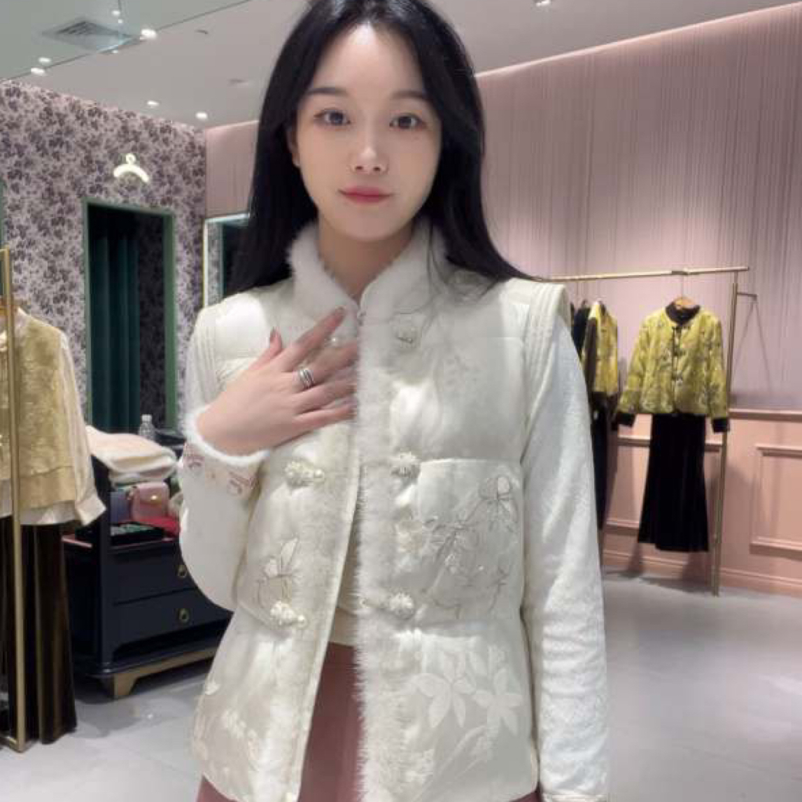 新中式品玉马甲3021