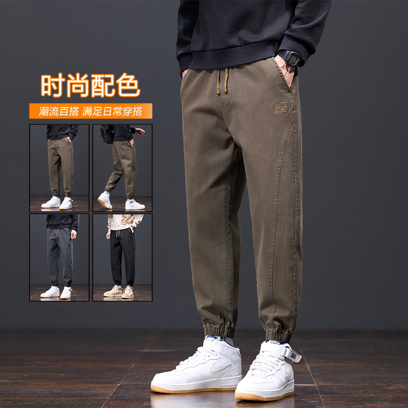 休闲裤男款爆款2025新款秋季加厚男款裤子男牛仔裤长裤男装直播间