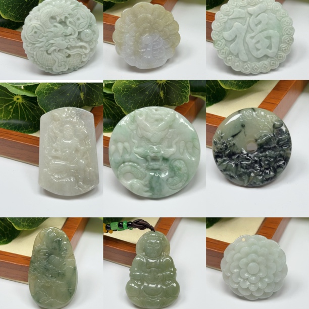 【0303001】天然翡翠A货多样性发其一 （微瑕介意慎拍！！！！）
