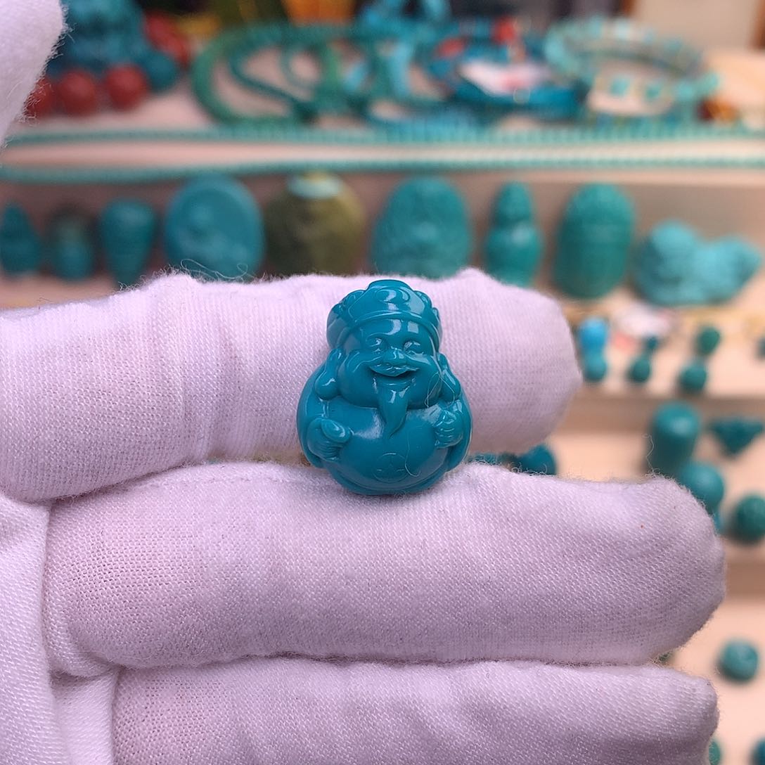 绿松石珠宝半成品未镶嵌