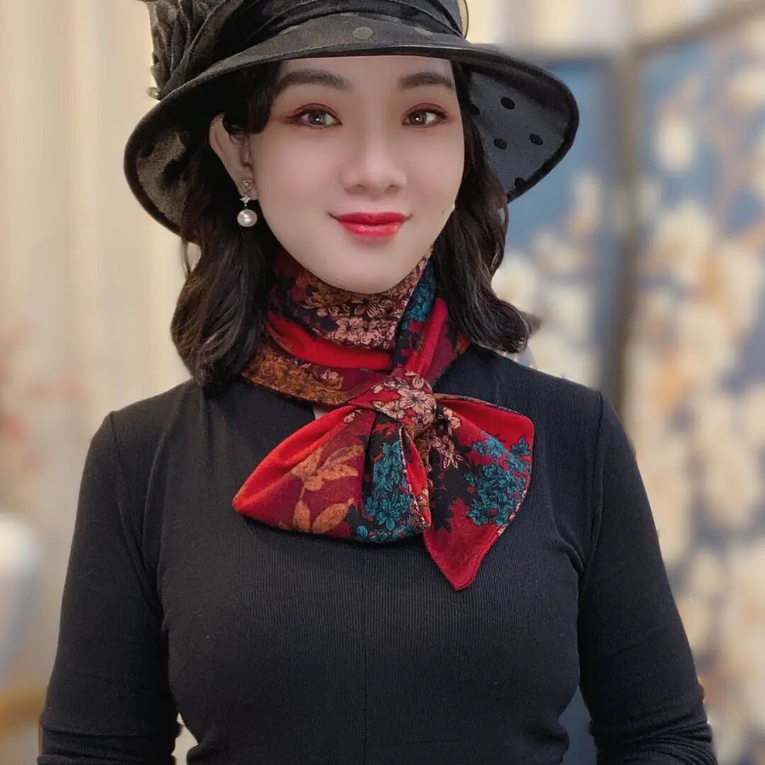 25年新款秋冬季澳绒棉小围巾围脖百搭时尚长巾保暖护颈小围巾百搭