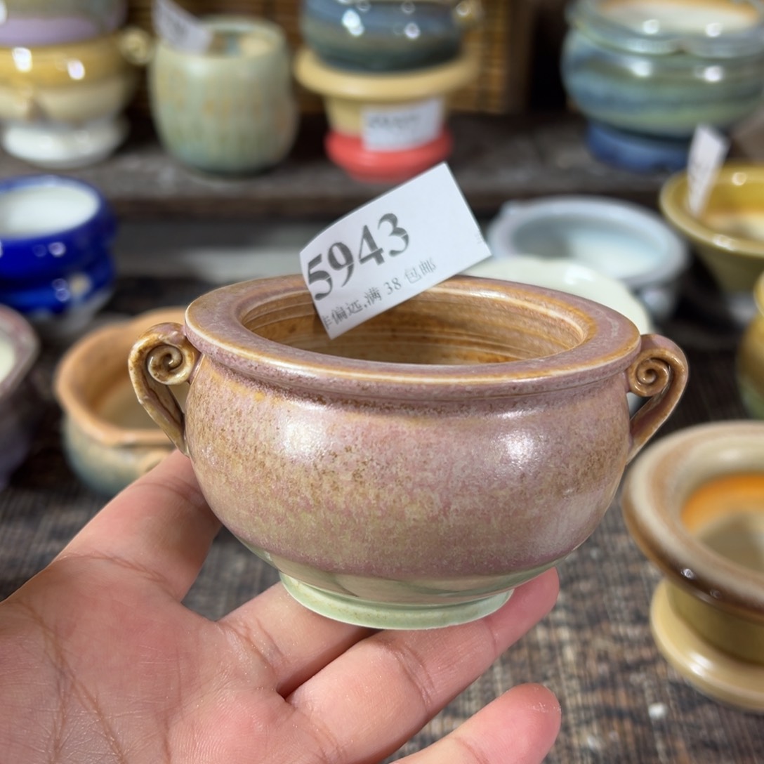 陶瓷景德镇手工花盆