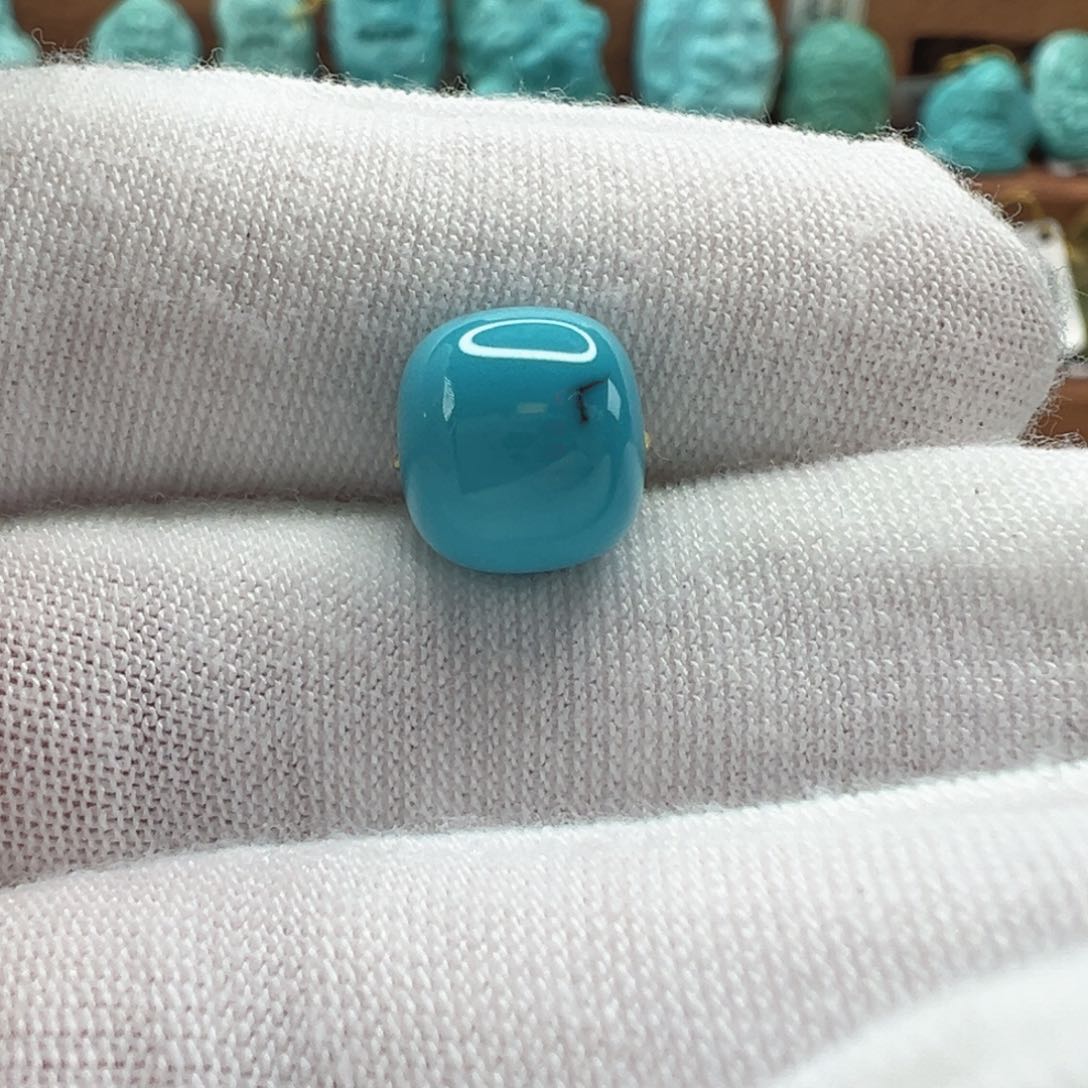 绿松石未镶嵌老型珠9.4mm