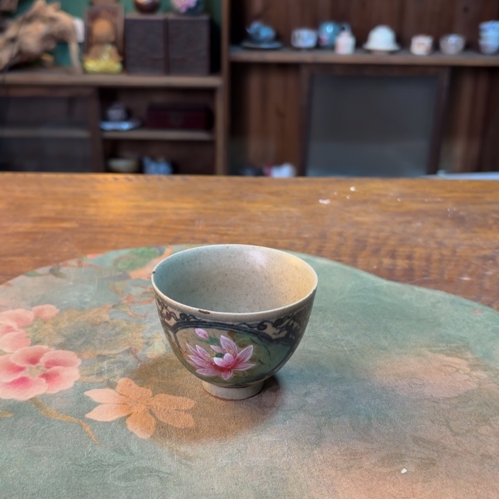 柴烧纯手工手绘陶瓷