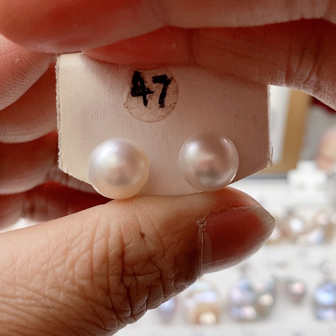 淡水珍珠颈饰银S925镶嵌