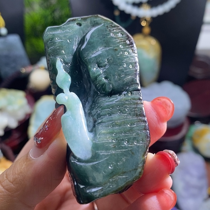 【闪购商品】颈饰未镶嵌翡翠悟道
