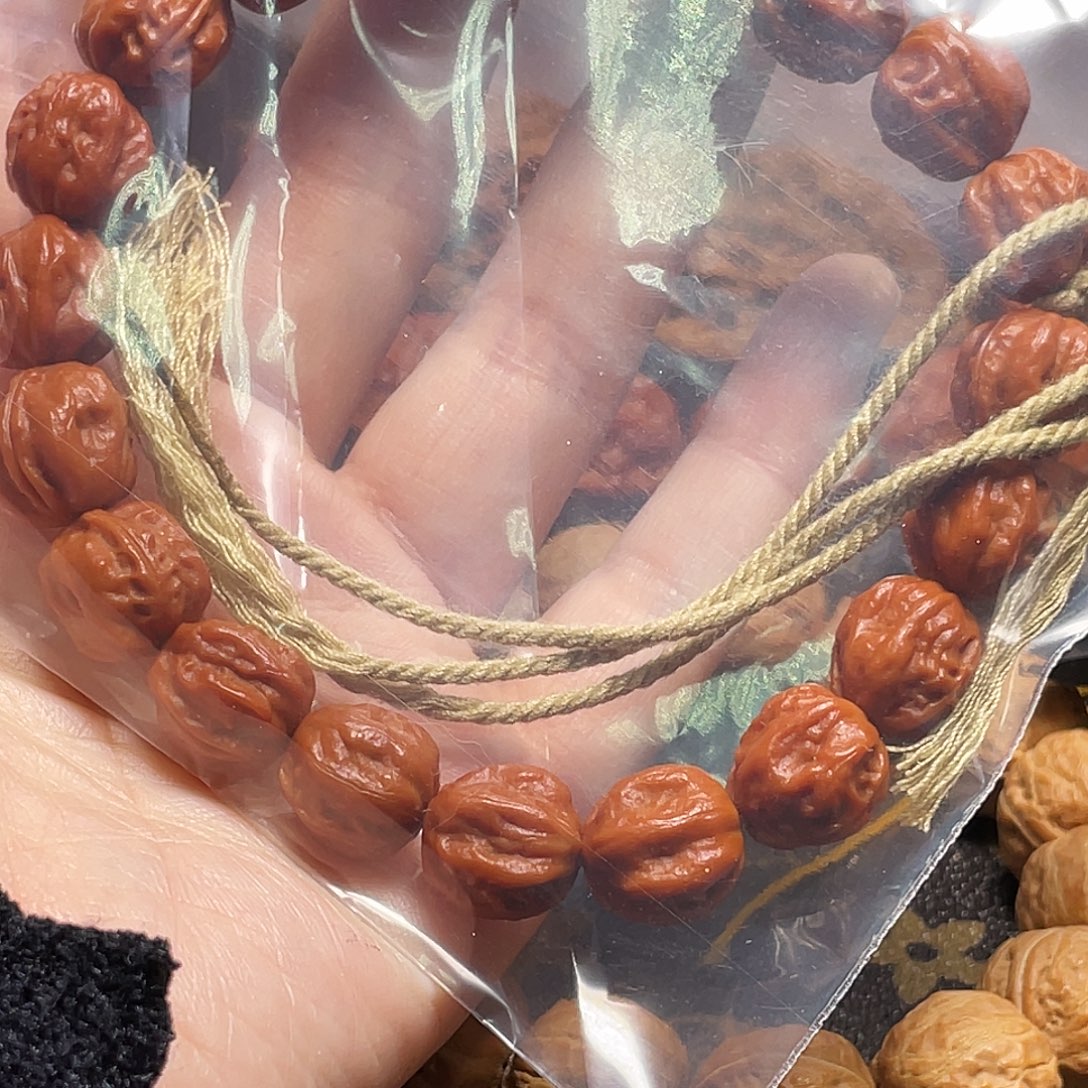 半***豚核桃小八棱红皮手持