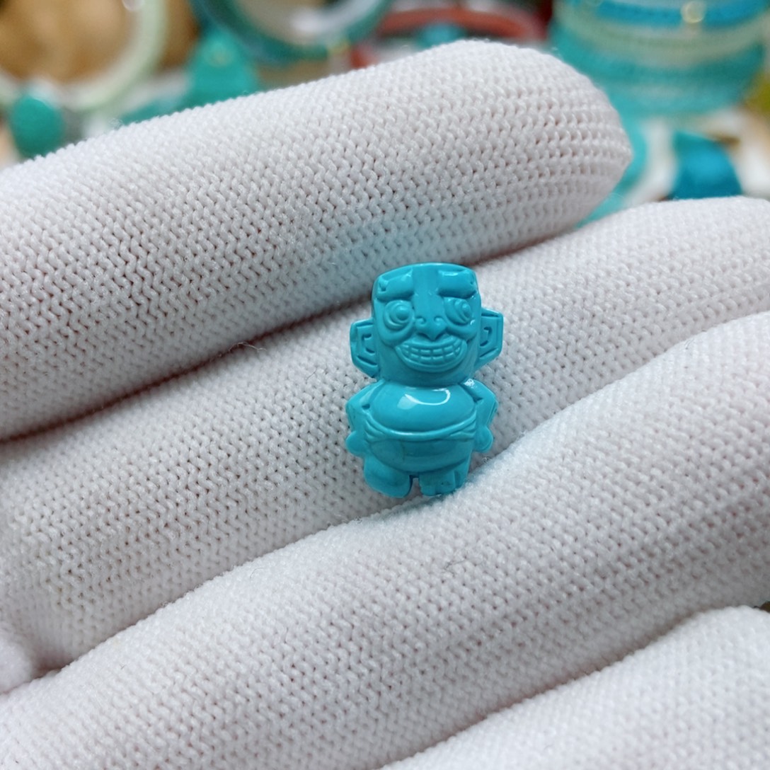 绿松石未镶嵌结界兽