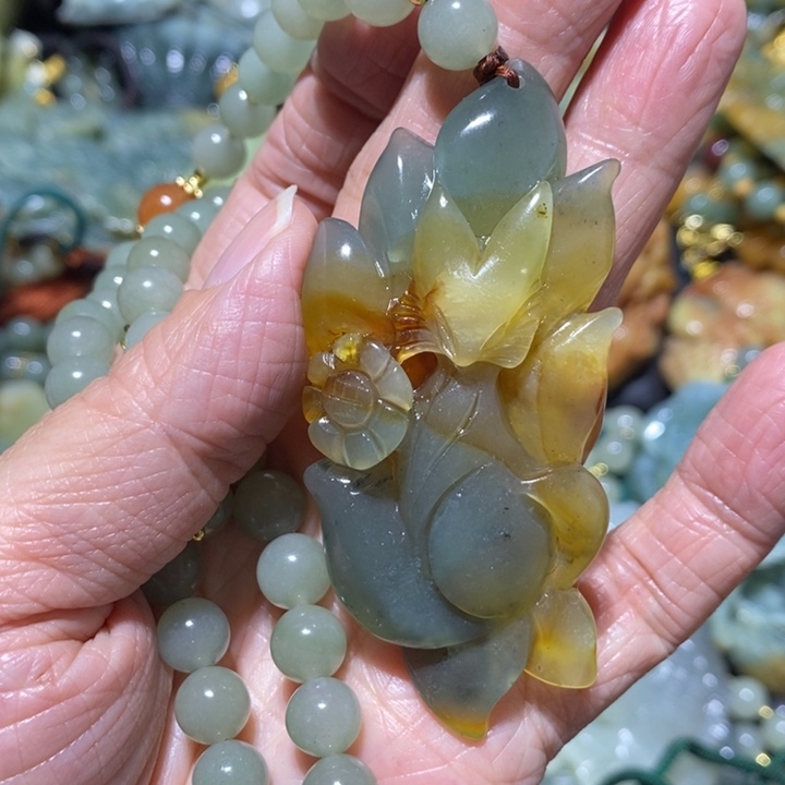 岫玉岫玉吊坠未镶嵌