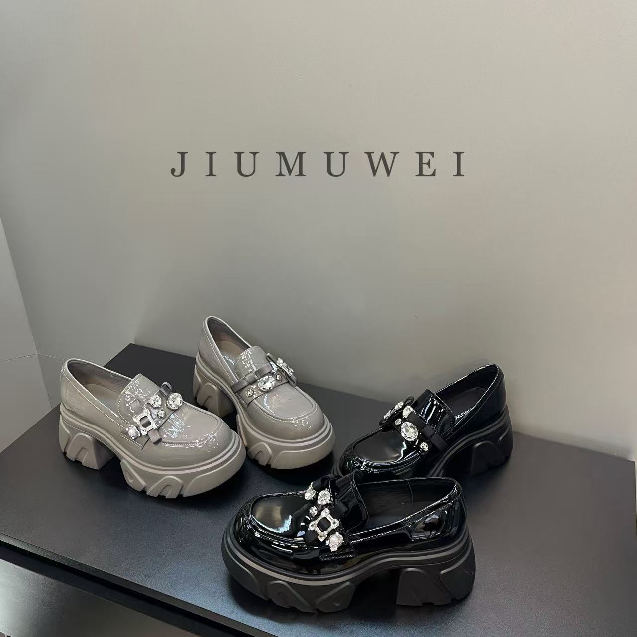 JIUMUWEI  玖牧威重工厚底乐福鞋  2168  2505-16