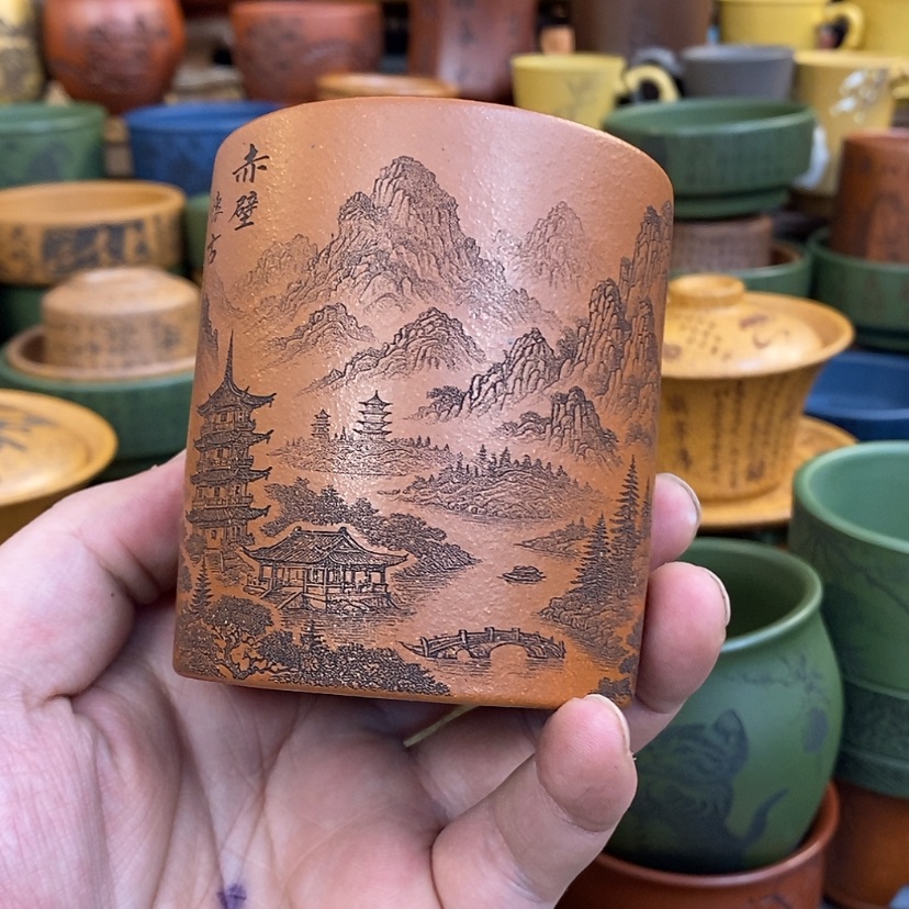 【闪购商品】紫砂杯子宜兴全手工紫砂杯