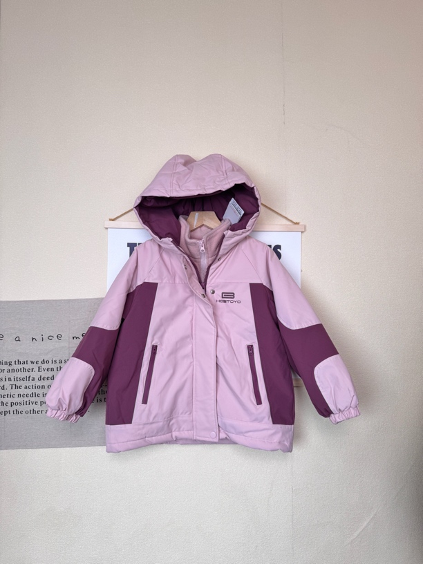 C4皇室女大童冲锋衣2件套