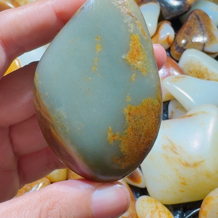 和田玉未镶嵌挂件71克