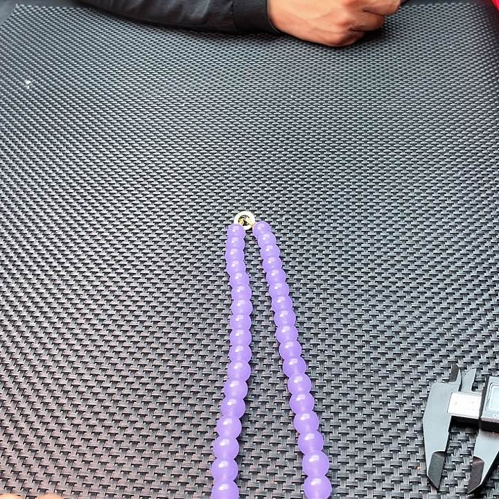 翡翠颈饰未镶嵌啊啊