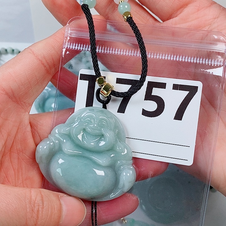 翡翠未镶嵌颈饰天然