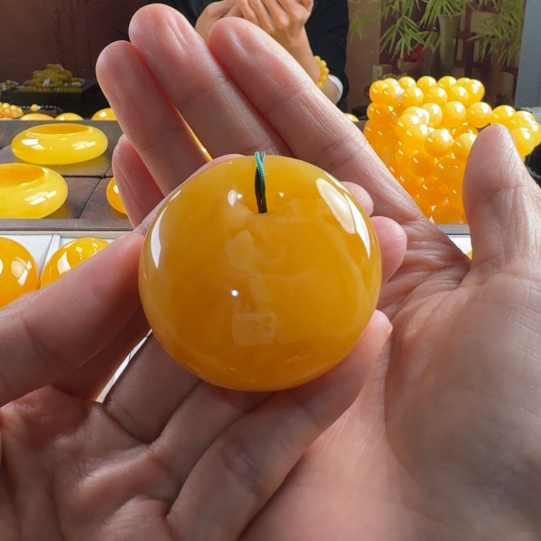 蜜蜡毛衣链未镶嵌忘**忆