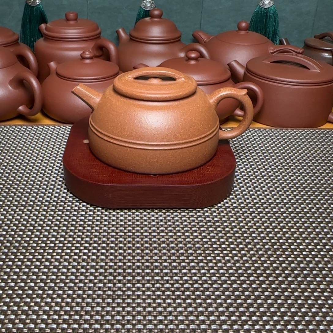 知***乐茶壶紫砂老团泥云华壶180ml