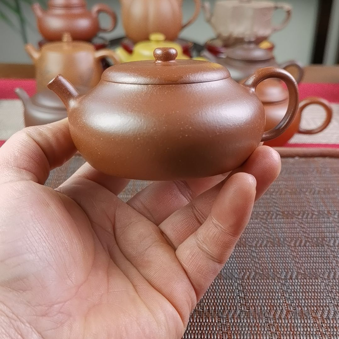 紫砂茶壶底槽清儒雅160CC