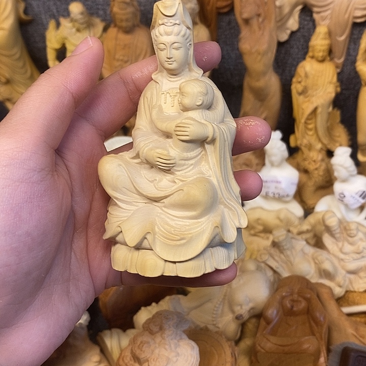 黄杨木黄杨木瑕疵观音