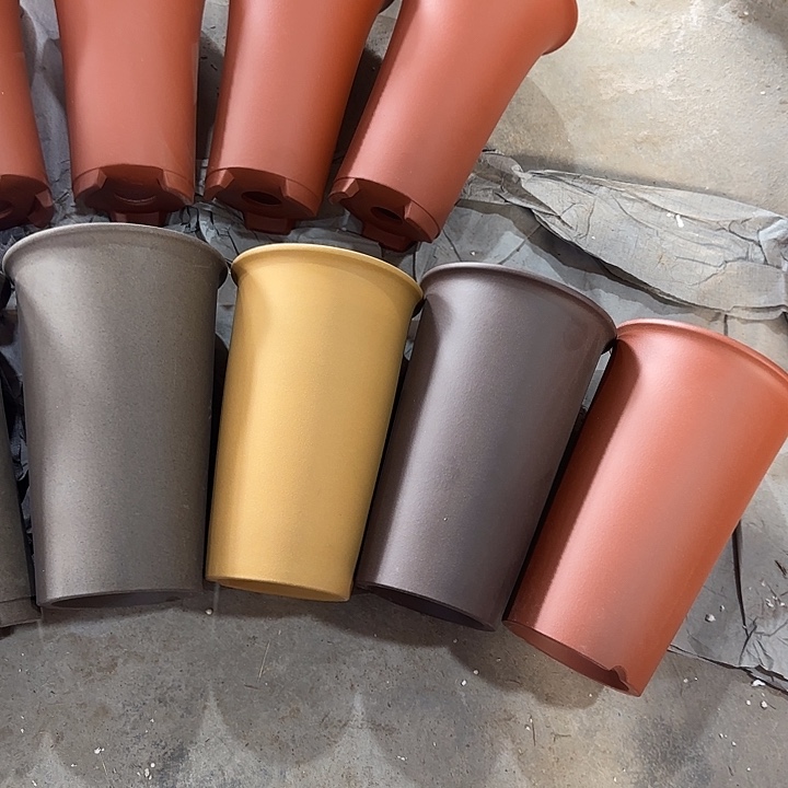 16×24四只手工兰花盆      