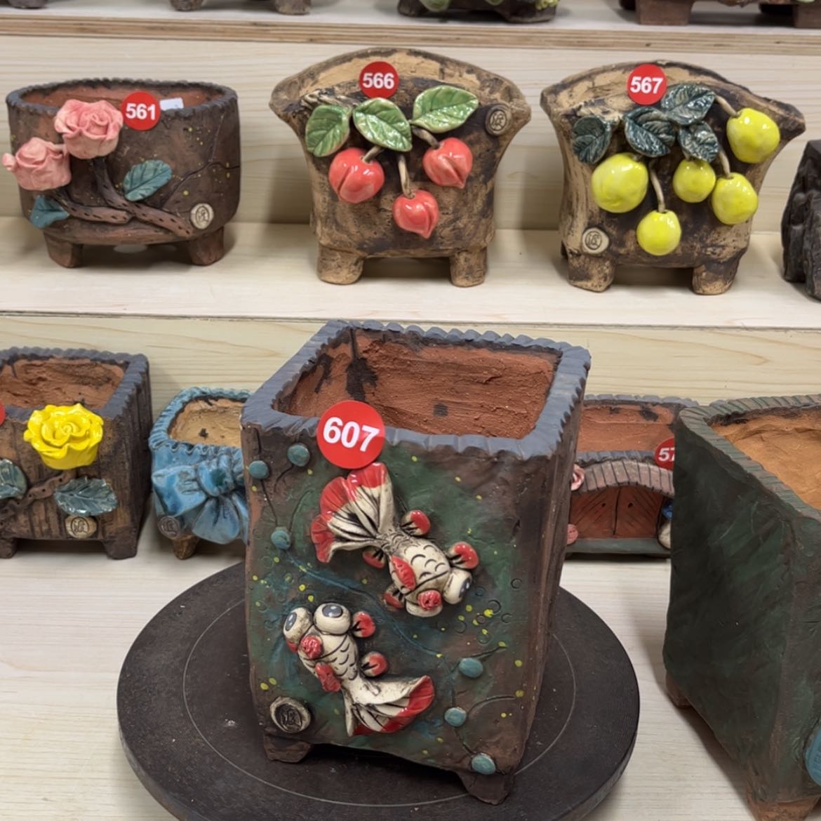 【闪购商品】紫砂花盆138号内口11.5外高18