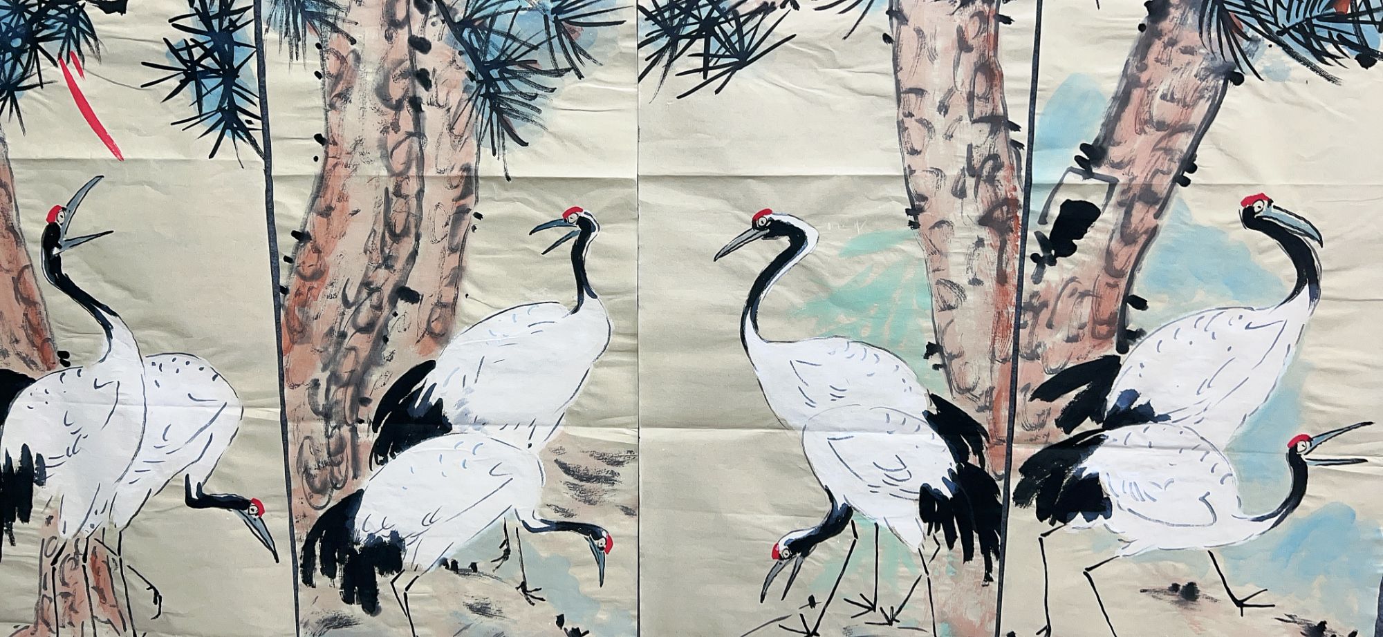 【欢日】精品四条屏装饰画通用链接