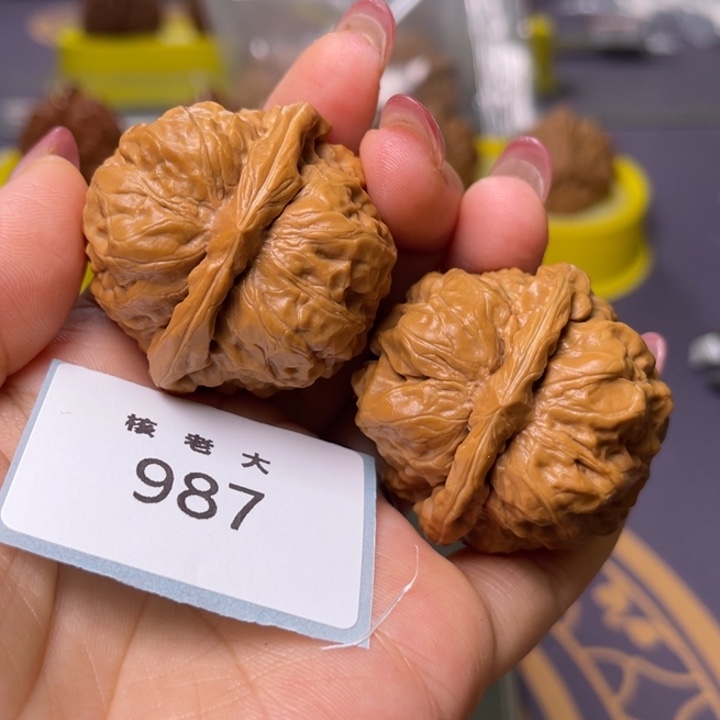 文玩核桃把件蛤蟆40.987