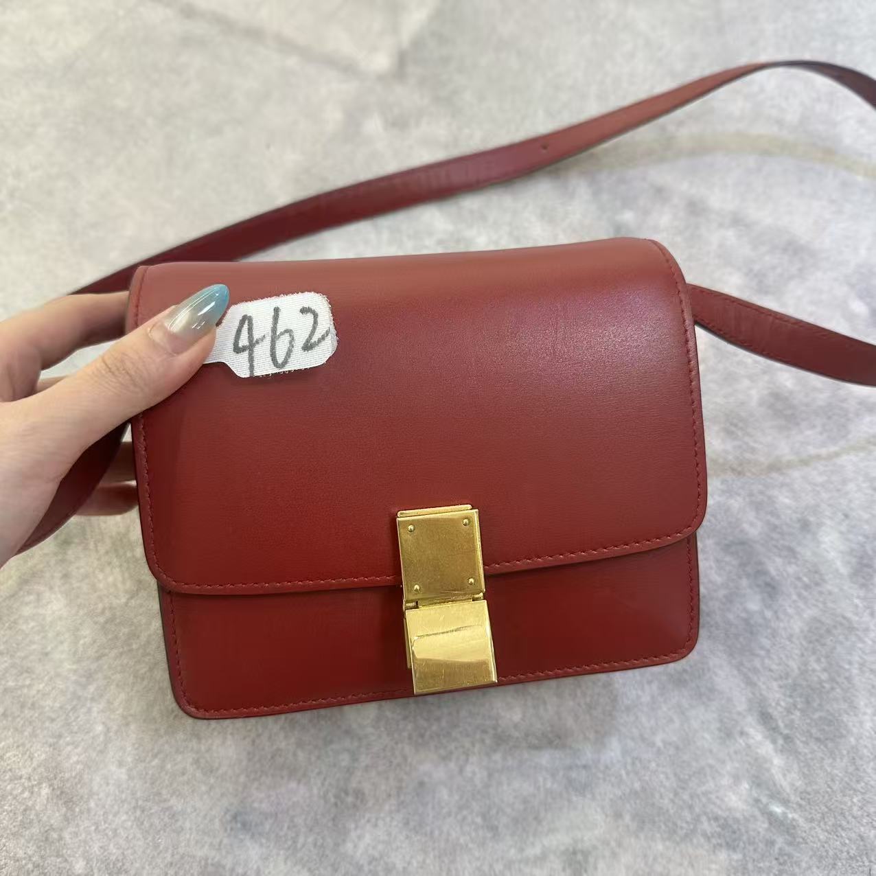 95新 Celine/思琳 679思琳红色/二奢包包
