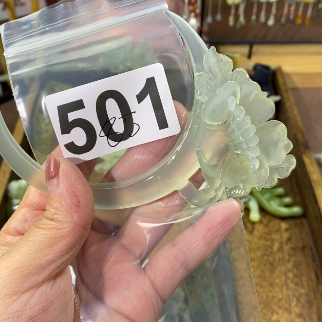 蛇纹石玉玉簪合金晚**?