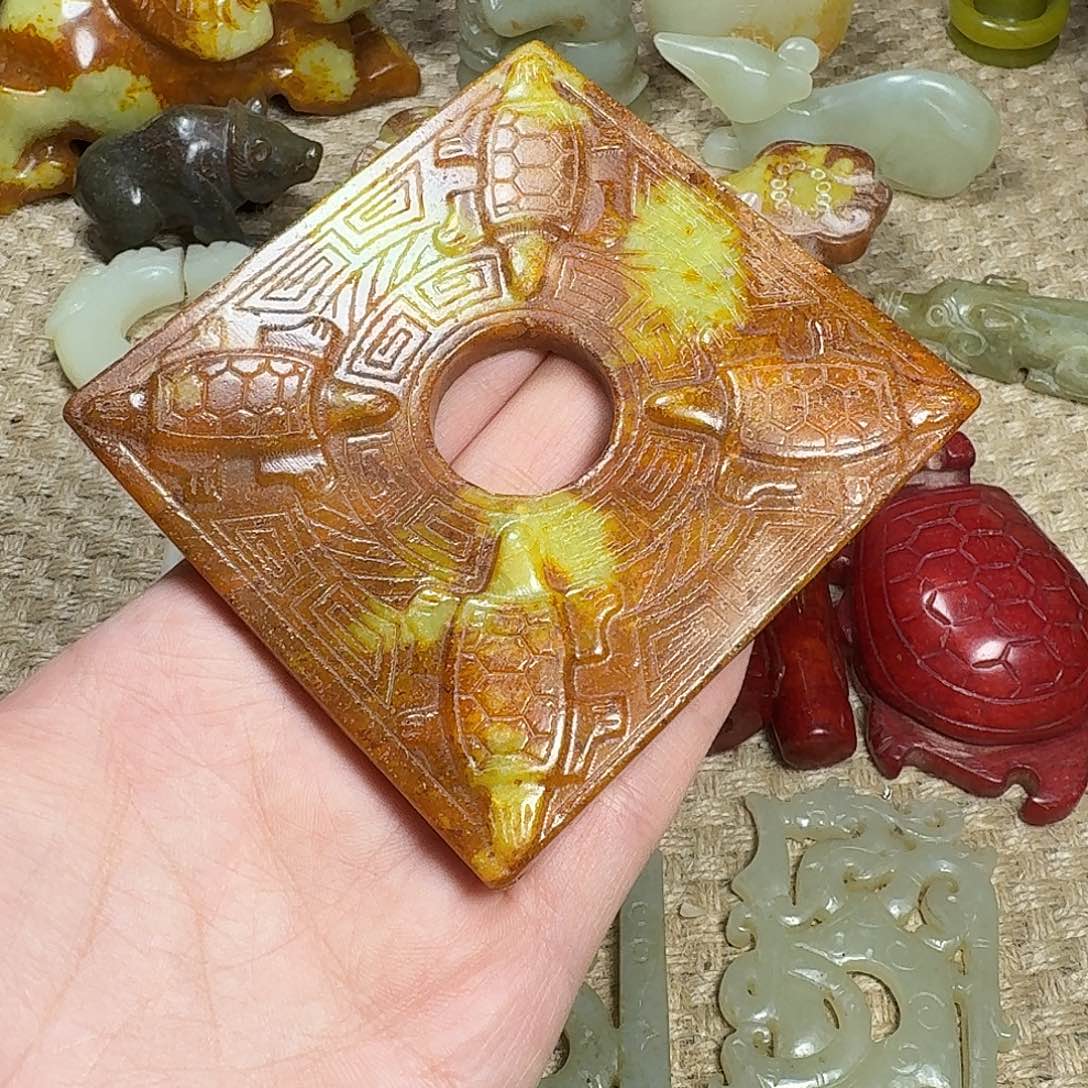 白玉菩提吊坠挂件