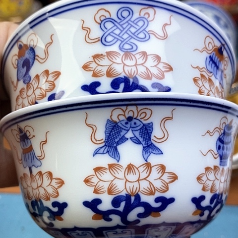 景德镇陶瓷藏式茶碗