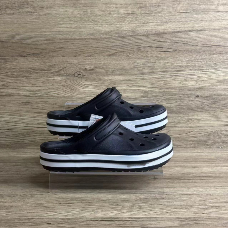 【大贝呀】2cm洞洞鞋沙滩凉鞋户外休闲平跟拖鞋