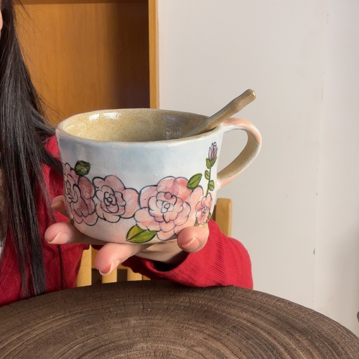 M***o手捏手绘景德镇陶瓷