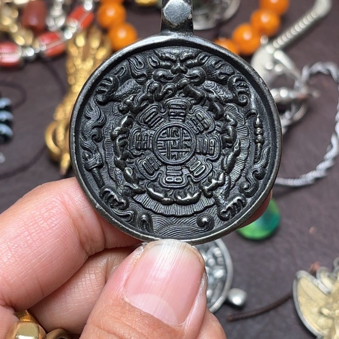 O***r铜星月菩提吊坠项链