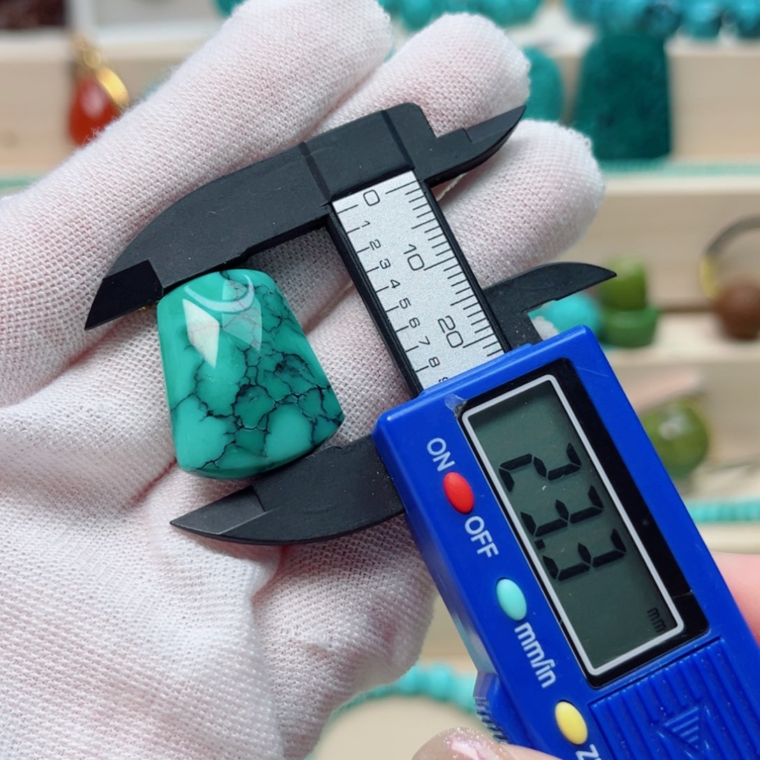 绿松石无事牌未镶嵌