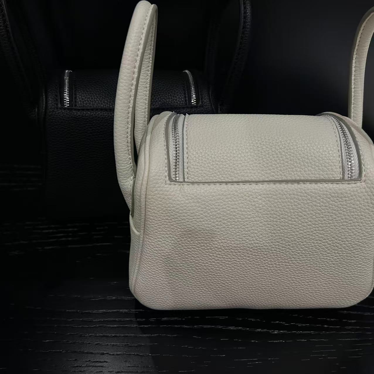 COCO DICV2025新款高端定制时尚女包 小林 黑白黄色19cm 80681