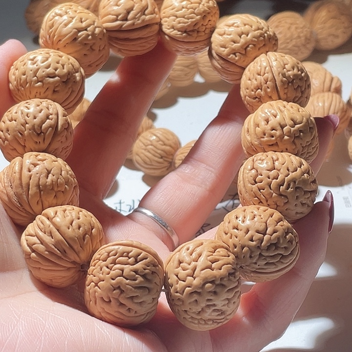 吊坠桃核桃核手串磨盘142