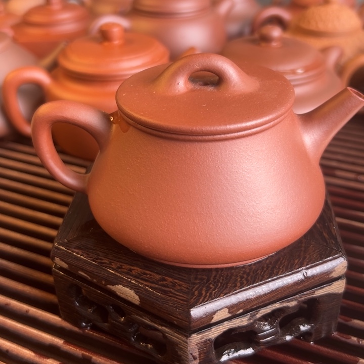 茶案紫砂紫泥瓦瓢150cc