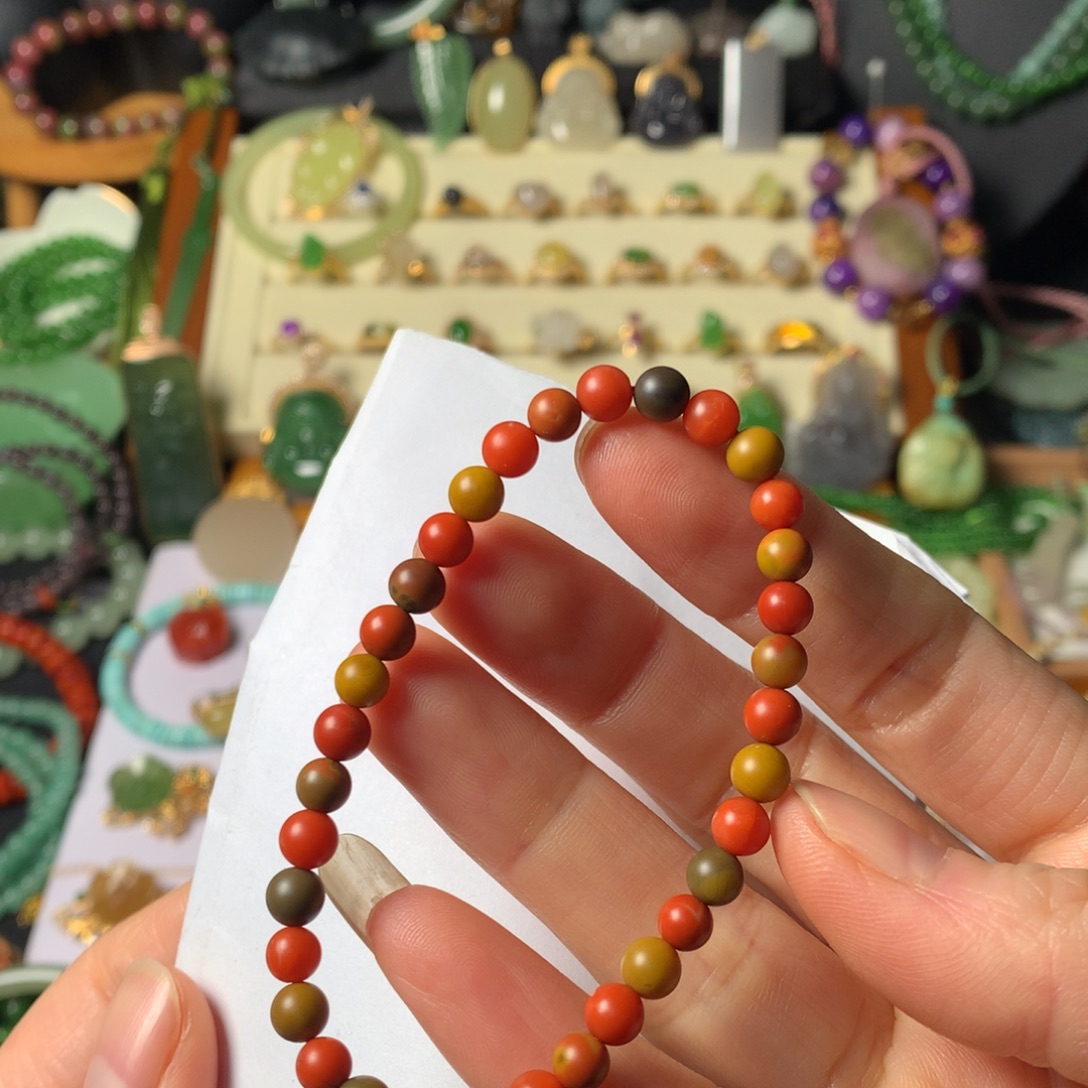 南红玛瑙未镶嵌手串SL0001